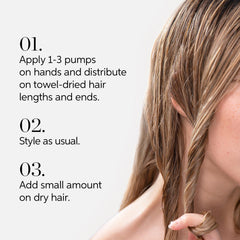 Wella Professionals before and after lengths showing improved gloss and control