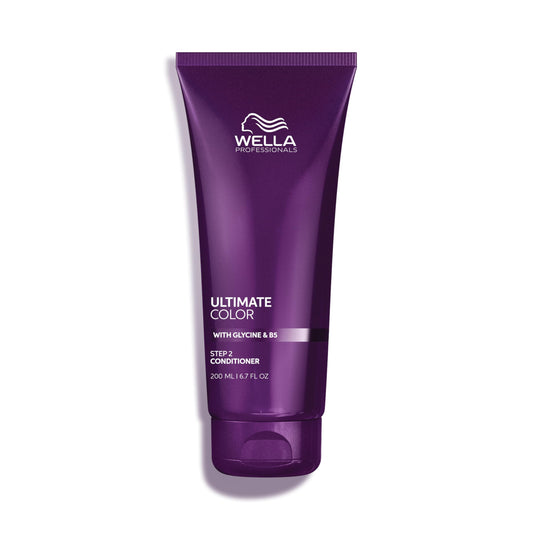 Wella Professionals bottle front view showing label and size, promotes color preservation