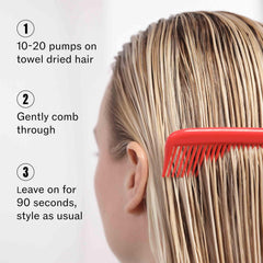 Wella Professionals 1 fl oz next to a hand for size and travel-friendly benefit