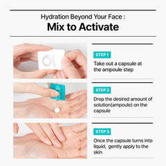 WELLAGE ampoule applied during bathroom skincare routine for boost