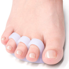 Welnove front packaging showing four white gel toe crests for easy identification and convenience