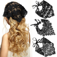 WELROG three-piece bandana set front view showing patterns and packaging benefit: stylish variety