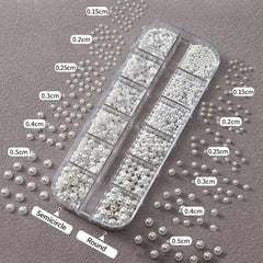 WENEWFINE close-up showing smooth pearl texture and consistent half-round shape for reliable adhesion