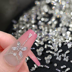 WENEWFINE front packaging showing 100pcs nail rhinestones and benefits of value