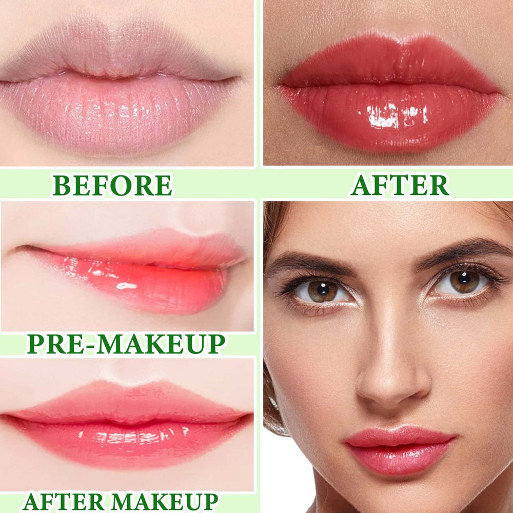 wenjlyj applied on lips demonstrating color change and hydrated look