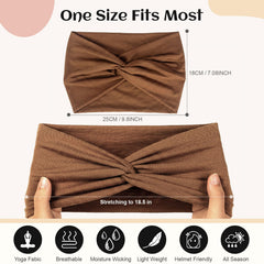 WENNKINN held in hand to show 7-inch width and stretch for varied head sizes