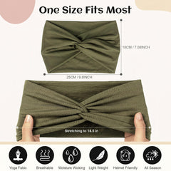 WENNKINN turban-style headband set up on pillow illustrating protective sleep coverage
