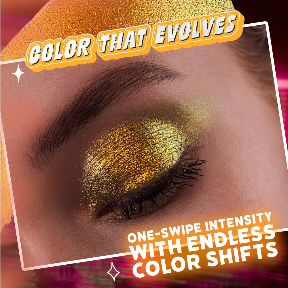 wet n wild swatch on arm illustrating Comet Culture shift and color intensity