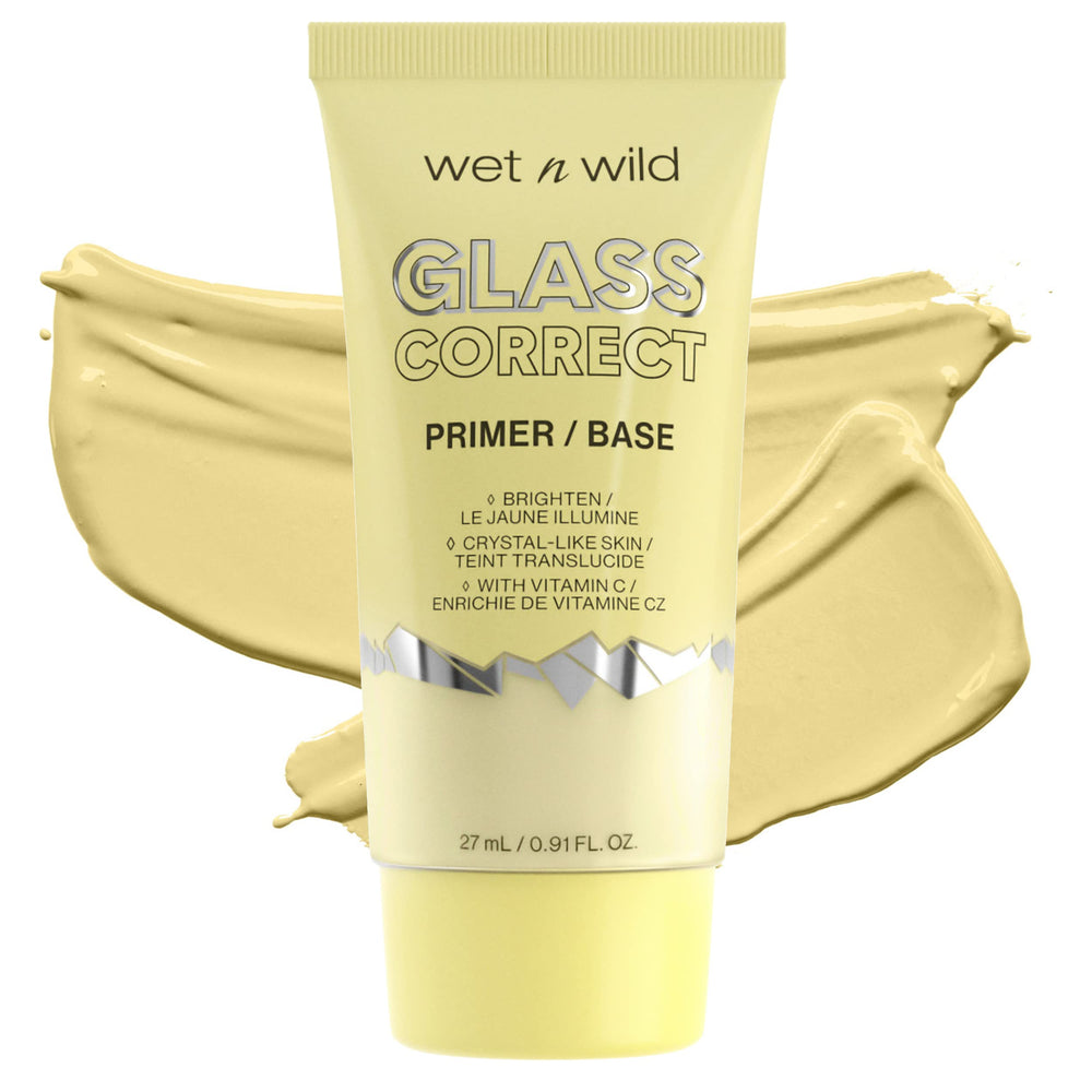 wet n wild front bottle showing bright crystal finish and easy application benefit