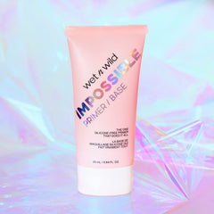 wet n wild primer stick half-face before and after showing brighter, refined complexion