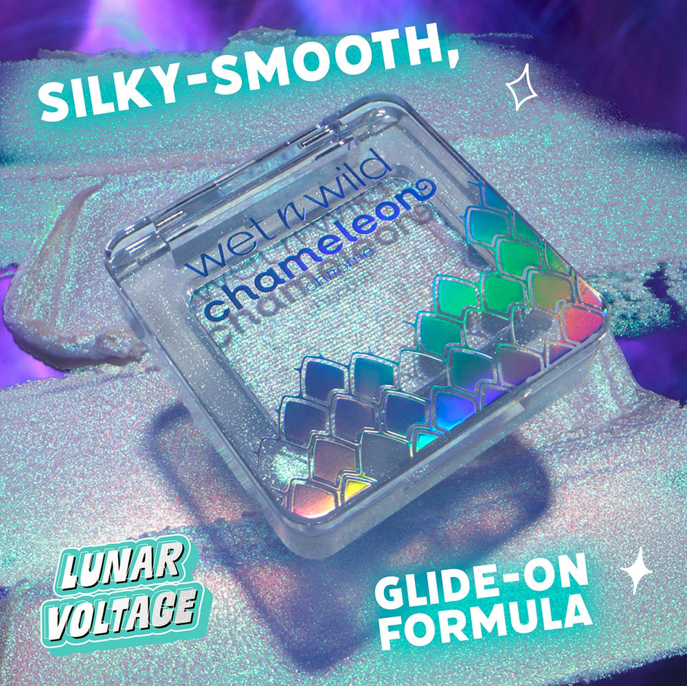 wet n wild Lunar Voltage packaging label clear view displaying product name and finish