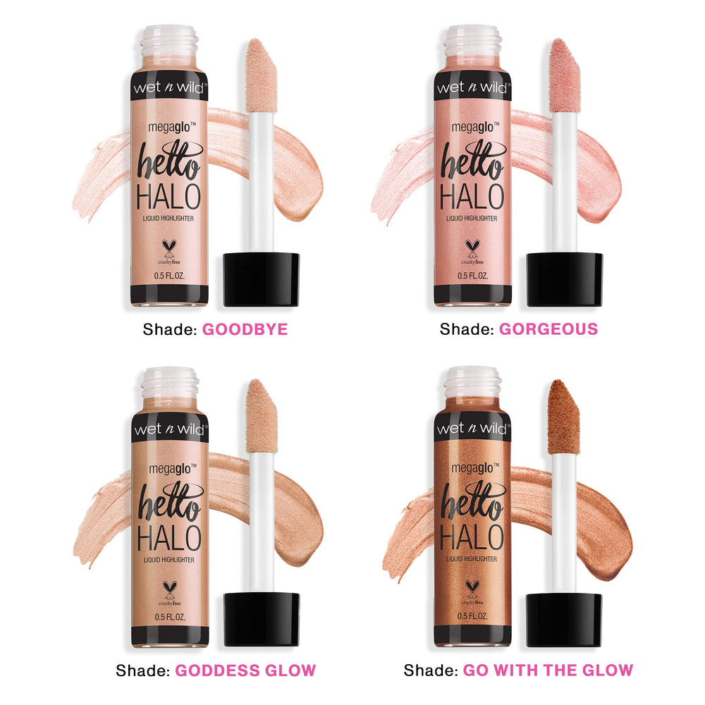 wet n wild bottle beside ingredients, emphasizes hydrating formulation benefits
