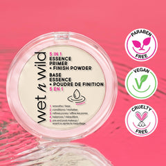 wet n wild close-up of powder texture highlighting smooth finish and blurring effect