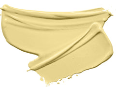 wet n wild texture closeup of yellow primer showing lightweight, blendable finish