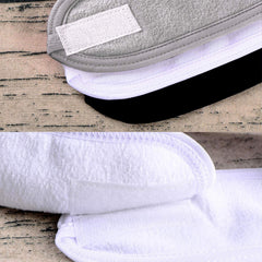 Whaline adjustable closure detail showing easy-fit and secure hold benefit