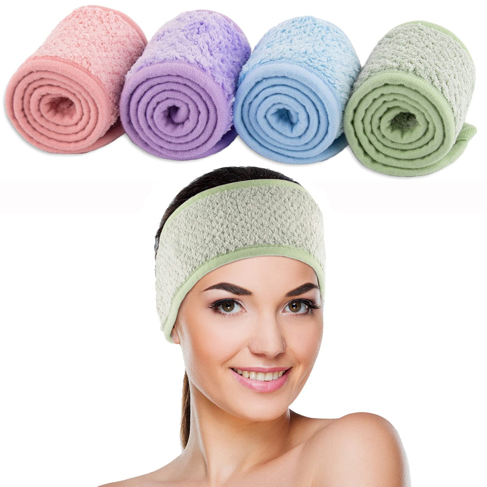 Whaline front packaging showing four colored headbands and soft look benefits
