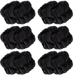 WHAVEL front view of six pairs wrist towels showing neat packaging and convenience