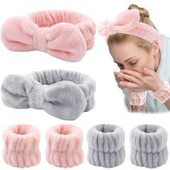 WHAVEL headband front showing bow and soft fabric for comfortable hair hold