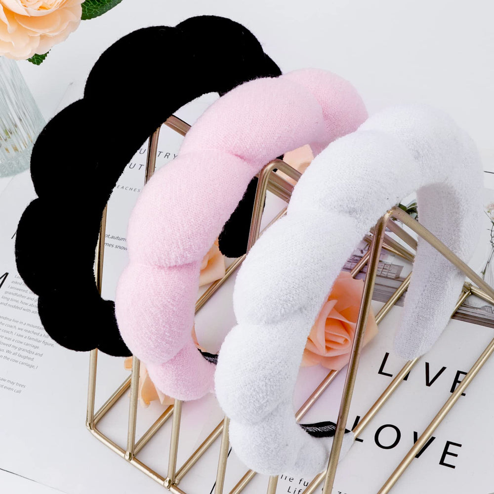 WHAVEL lifestyle vanity scene showing headband ready for skincare routine