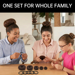whisrvival hair ties and u-pins detail showing secure fastenings for longer wear