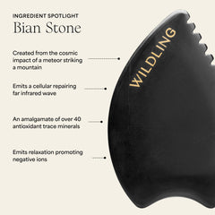 Wildling Empress Stone used on cheek demonstrating lifting and contouring benefit