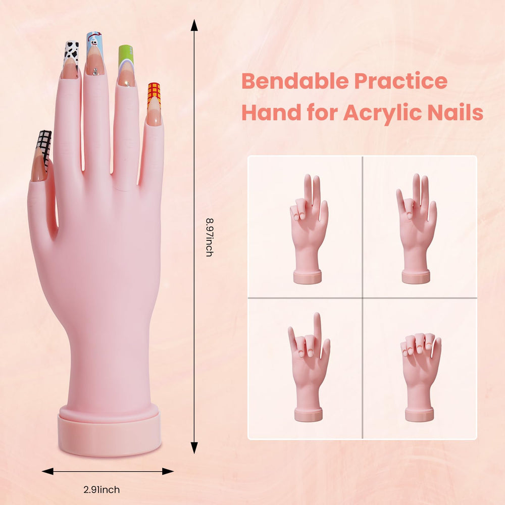 Wilfniee compact U V LED lamp curing nails quickly for consistent finish and speed