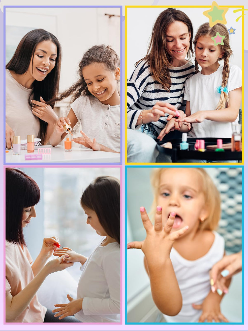 Willaudy nails on kids hand demonstrating natural look and comfortable fit