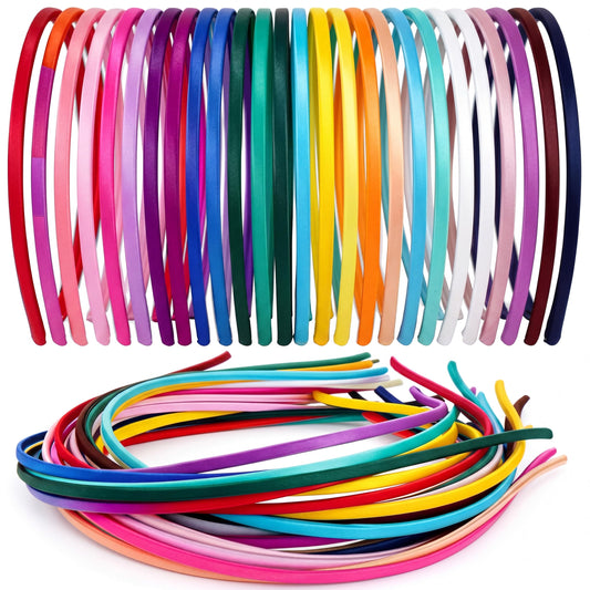 WILLBOND front pack shot showing 24 colorful headbands and value