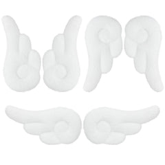 WILLBOND front view of three pairs angel wing clips shows cute gift-ready look