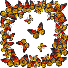 WILLBOND front packaging view showing 24 orange butterfly clips, easy selection benefit