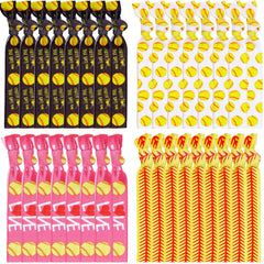 WILLBOND front packaging showing 32-piece softball hair ties and team-ready quantity