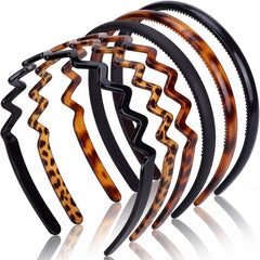 WILLBOND six headbands front pack showing mixed colors and prints for versatile styling