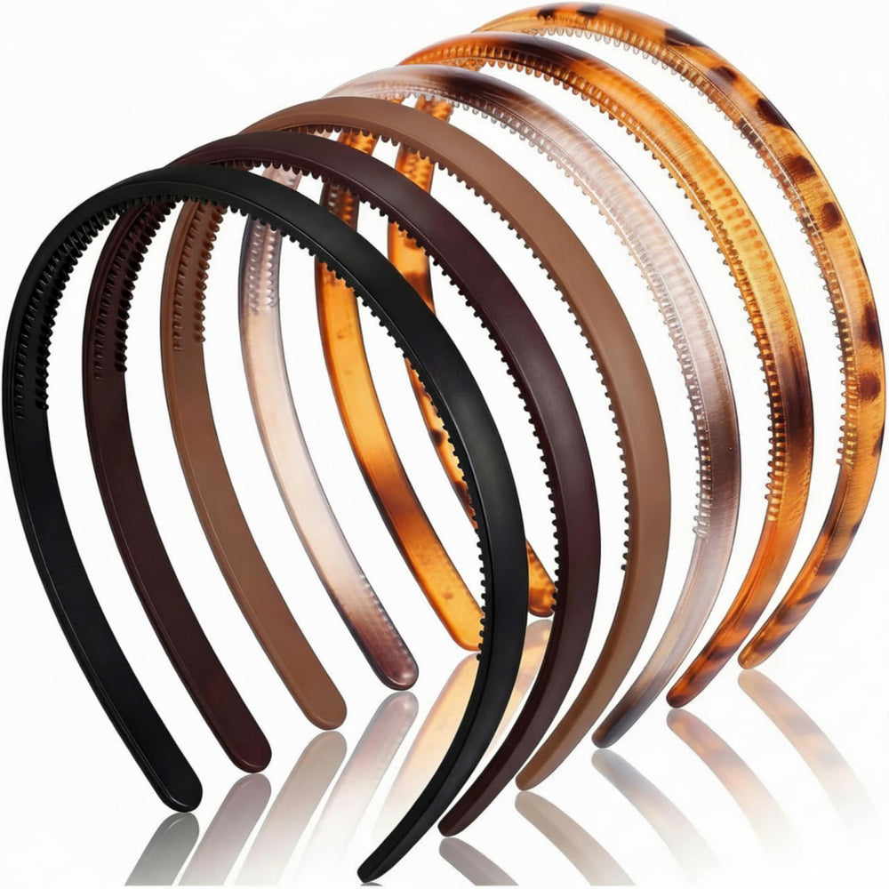 WILLBOND front view of six-color headband pack showing variety and convenience