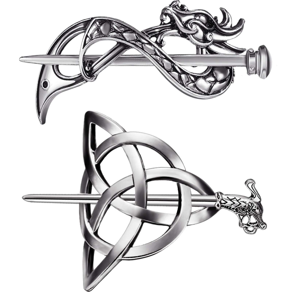 WILLBOND front view of retro silver barrette shows elegant hold