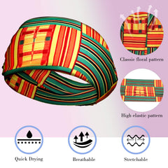 WILLBOND headband worn during yoga, keeps hair secure and dry