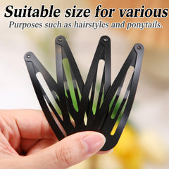 WILLBOND clip used in half-up hairstyle demonstrating steady hold and tidy look