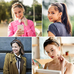 WILLBOND headband worn during makeup routine keeping hair clear and tidy