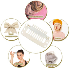 WILLBOND clip attached to wig cap showing stable hold for everyday wear