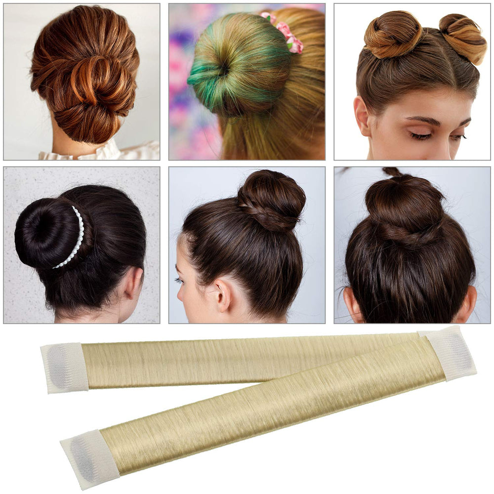 WILLBOND woman using bun maker in mirror benefit fast everyday updo