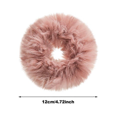 WILLBOND scrunchie in hand showing size and secure grip benefit