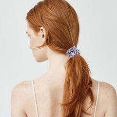 WILLBOND scrunchie securing a ponytail, gentle hold without creasing