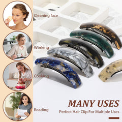 WILLBOND six-colour barrettes arranged flatlay, matches multiple outfits