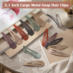 WILLBOND clip beside hand showing 3.1-inch scale for size clarity
