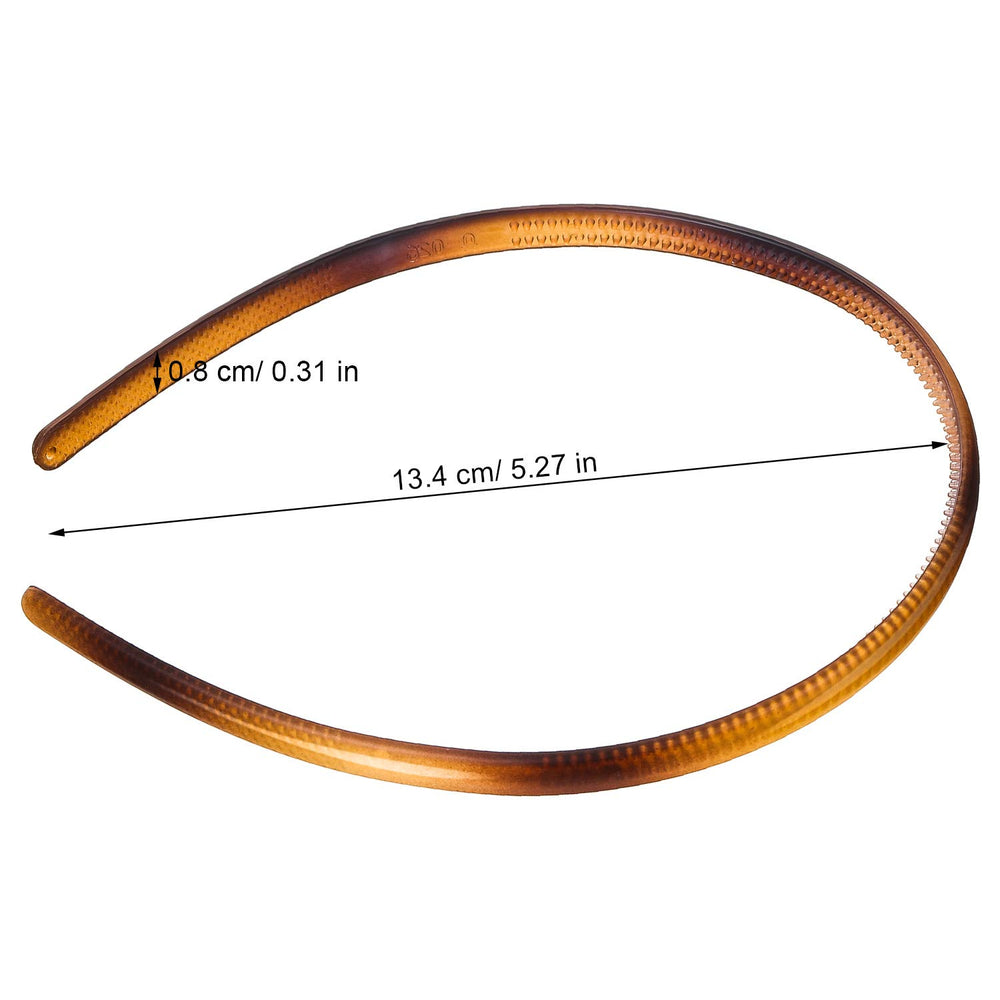 WILLBOND headband next to ruler demonstrating slim 8mm width for subtle hold