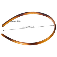 WILLBOND headband next to ruler demonstrating slim 8mm width for subtle hold