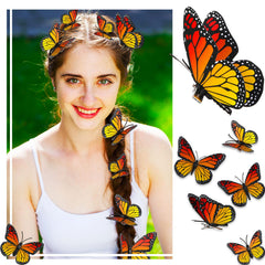 WILLBOND butterflies on table centerpiece, bright event accent and cohesion