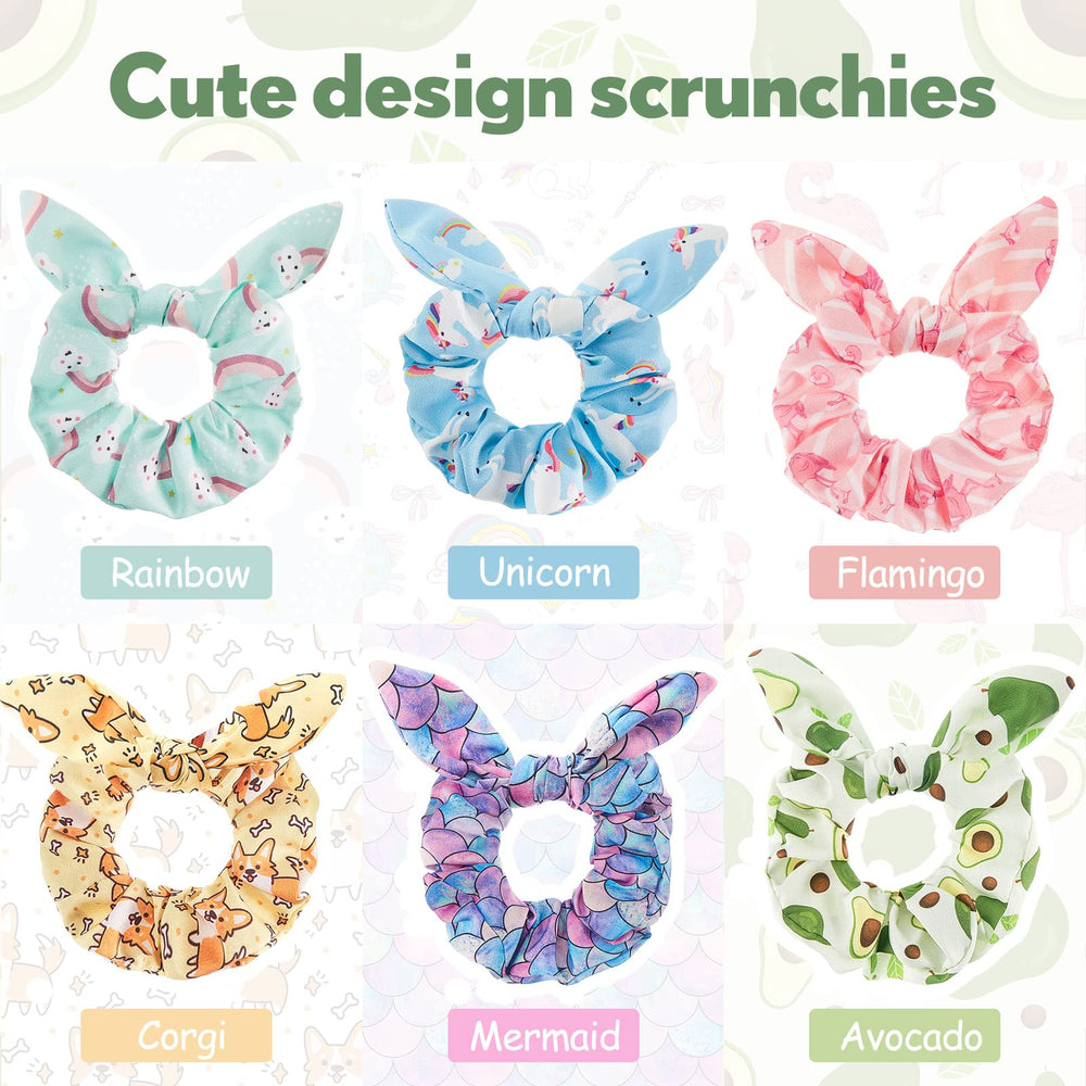 WILLBOND stretched scrunchie texture showing elastic strength and gentle hold benefit