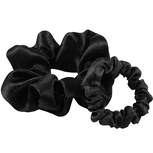 WILLBOND scrunchies inside a travel pouch showing portability and quick on-the-go styling