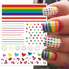 winthrop close-up of sticker sheet detail showing crisp colors and precise cut for easy application