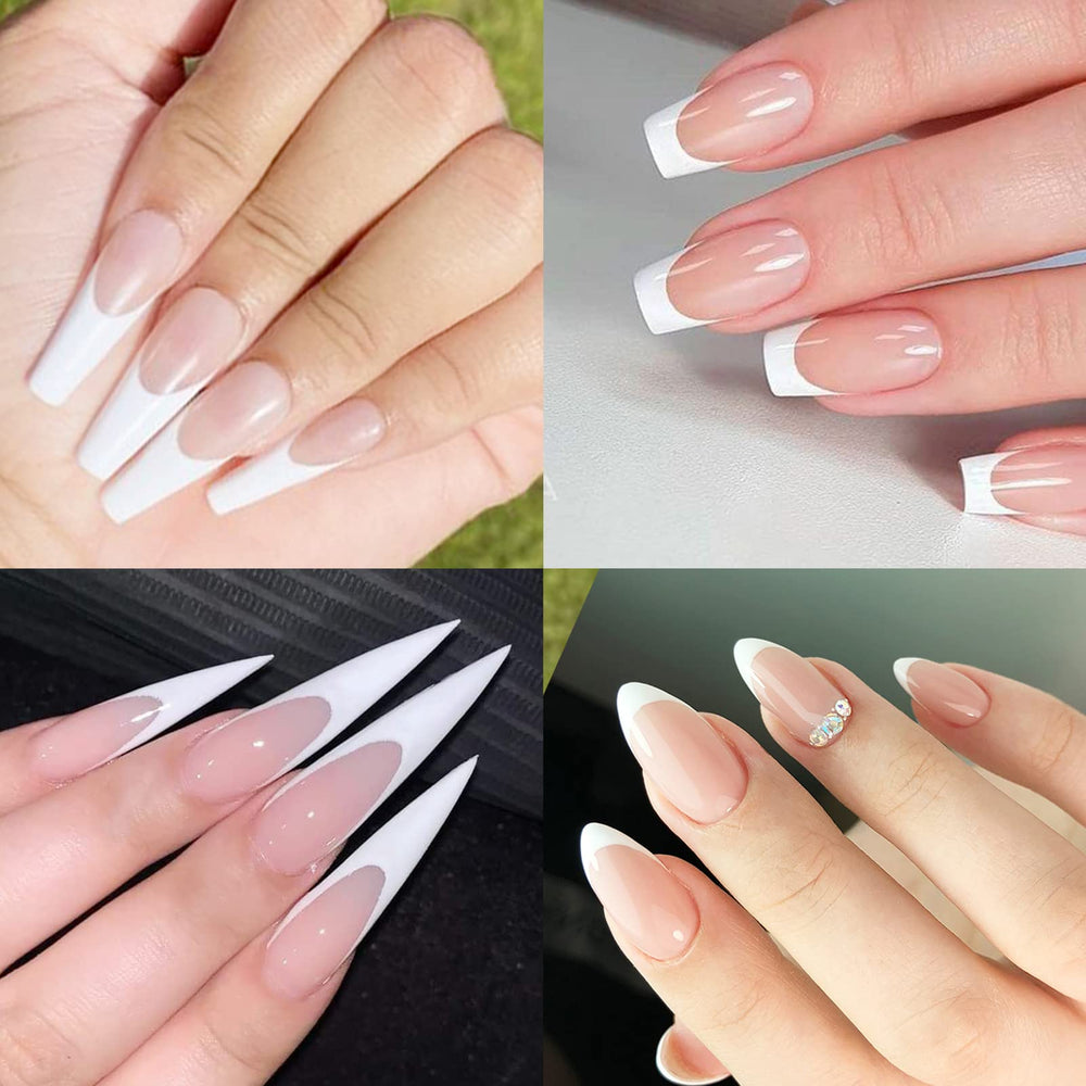 winthrop hand demo of finished French manicure showing consistent results